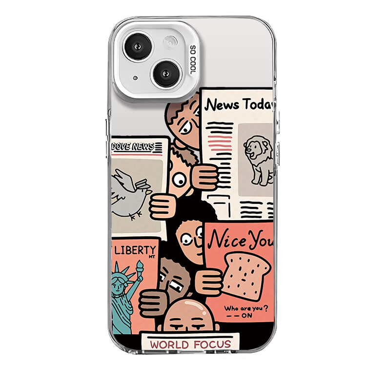 

Гены будущего Чехол для телефона Future Genes, IMD-Coral Pink-583505 Newspaper Onlookers