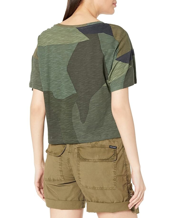 Футболка Sanctuary Everyday Tie Tee, цвет Green Scape