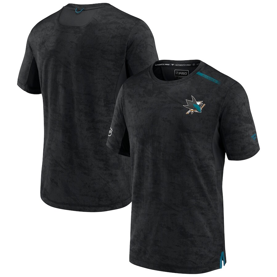 

Футболка с коротким рукавом Fanatics Branded San Jose Sharks, черный