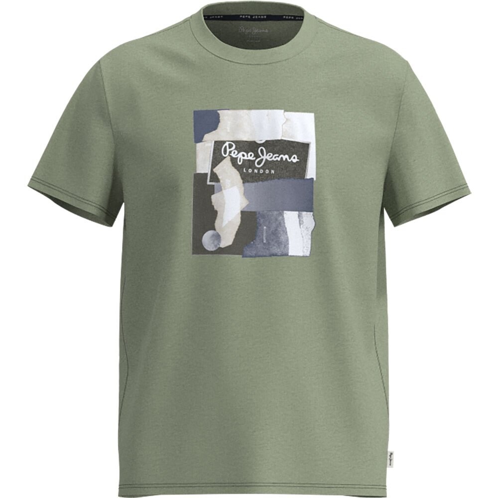 

Футболка Pepe Jeans Oldwive Short Sleeve Round Neck, зеленый
