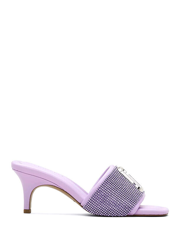 

The j marc фиолетовые серебристые женские кожаные тапочки Marc Jacobs, серебряный