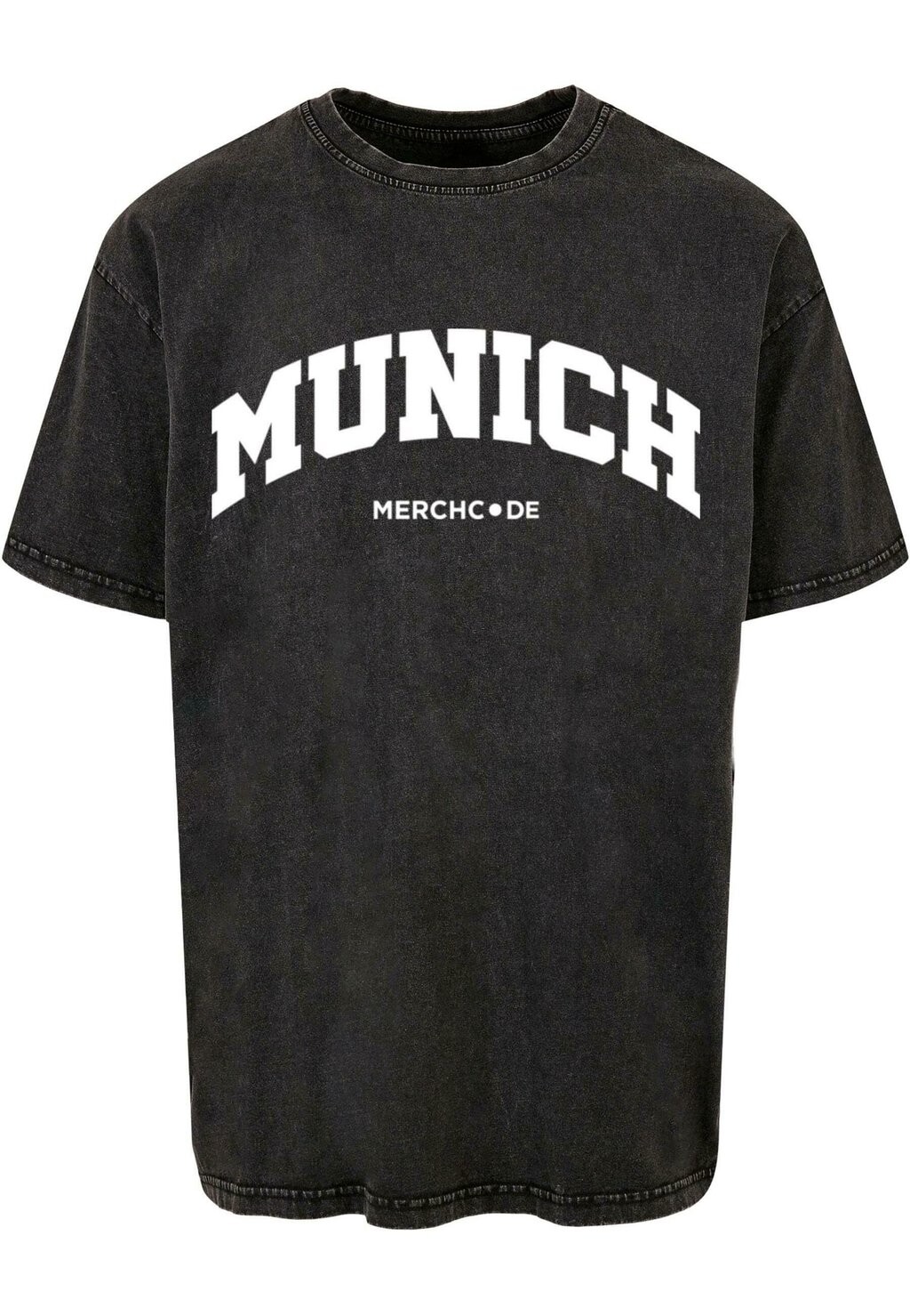 

Футболка с принтом MUNICH WORDING OVERSIZE TEE Merchcode, цвет black