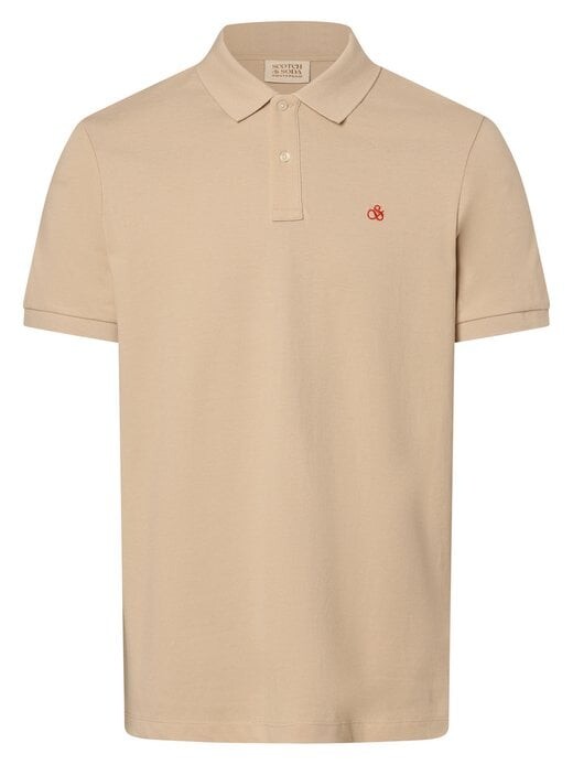 

Рубашка поло Scotch & Soda, бежевый