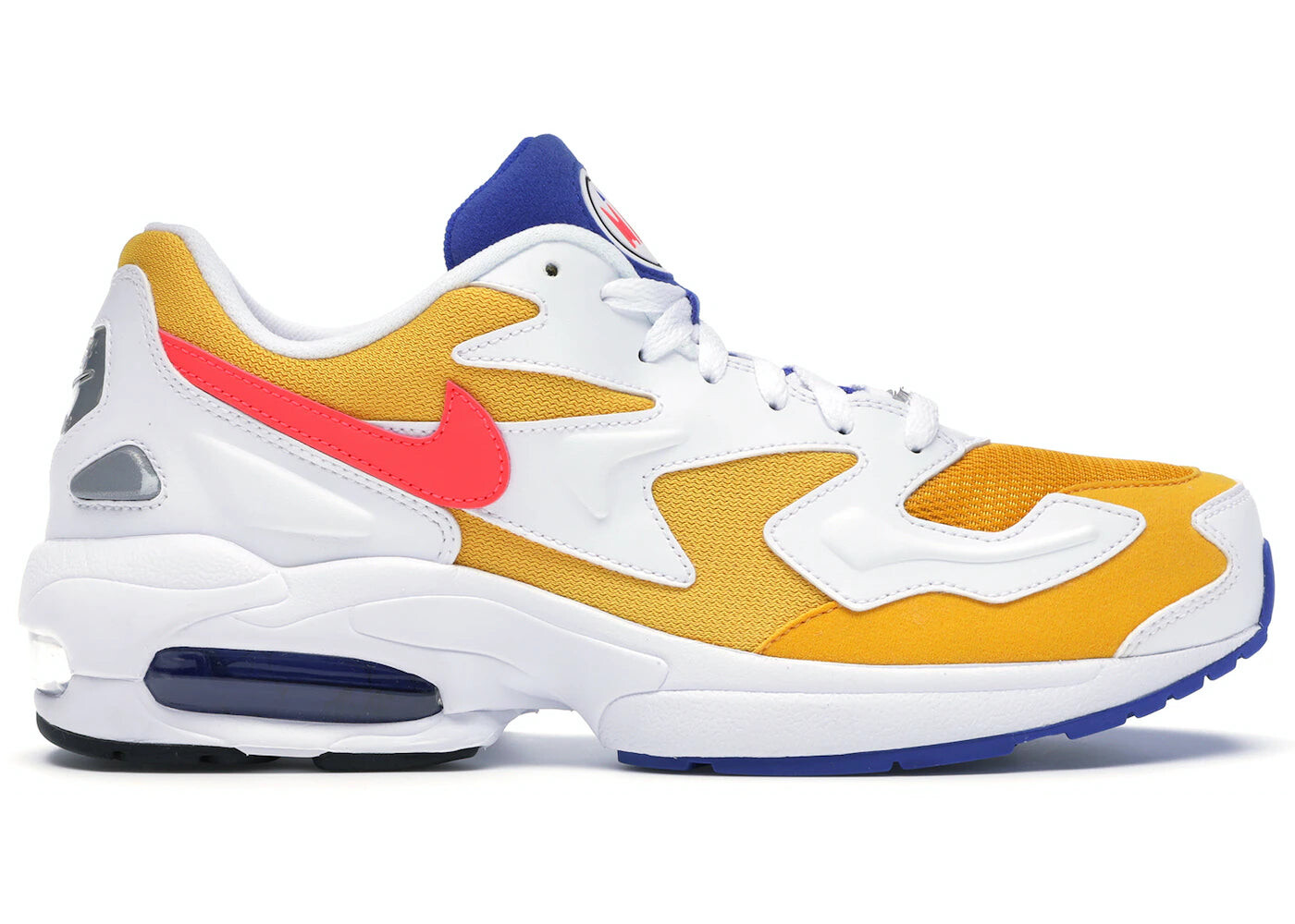 

Кроссовки Nike Air Max2 Light University Gold Flash Crimson