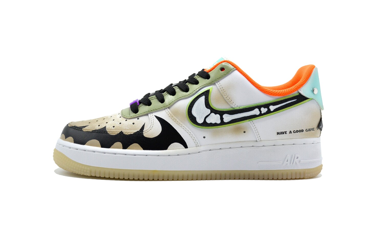 

Кроссовки Air Force 1 для скейтбординга мужские низкие черный Nike