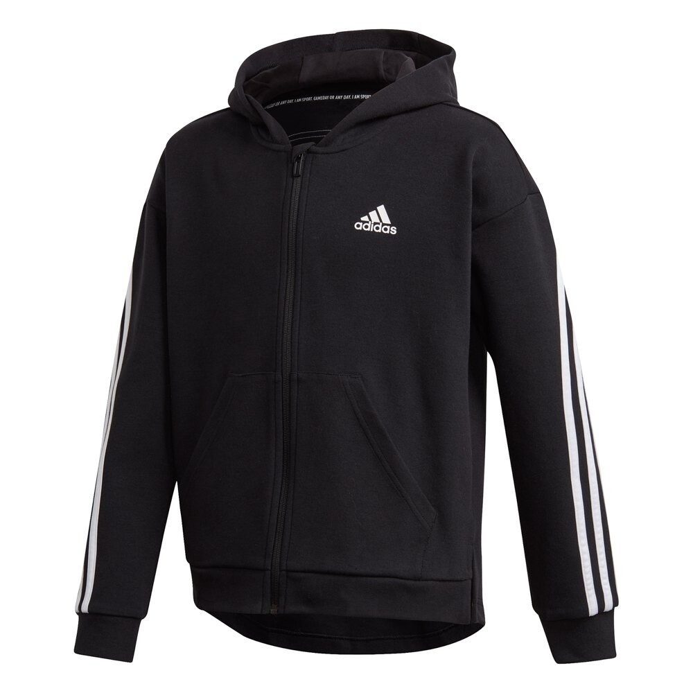 

Толстовка adidas 3 Stripes Full Zip, черный