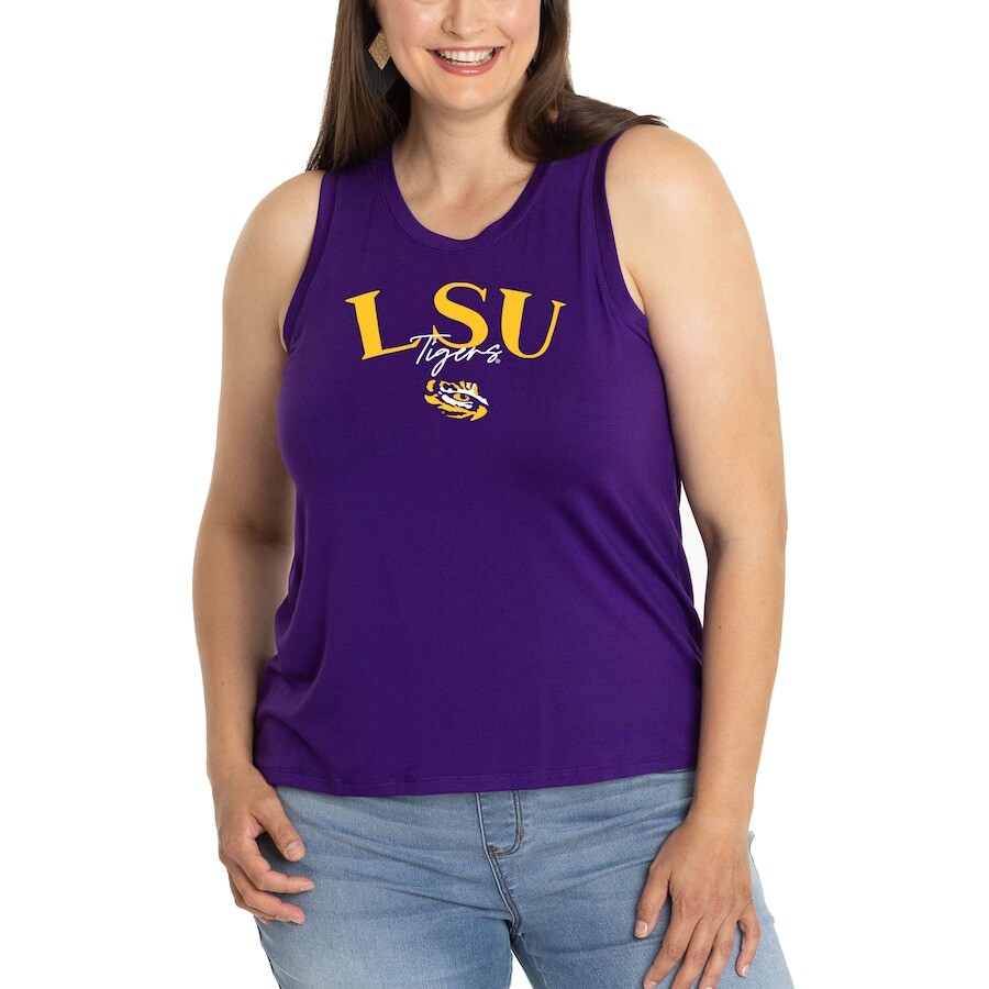 

Топ Flying Colors Apparel Lsu Tigers, фиолетовый