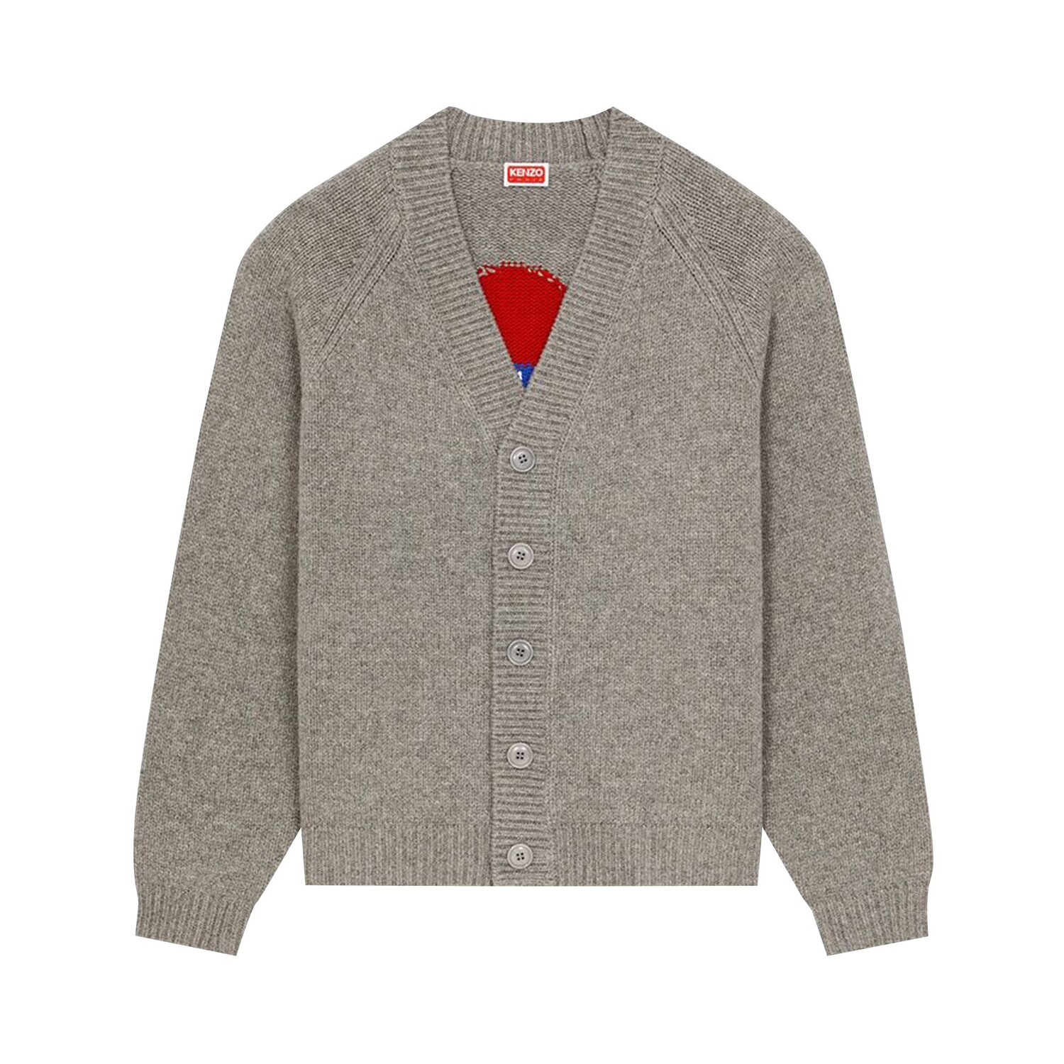 

Кардиган Kenzo Target Жемчужно-серый