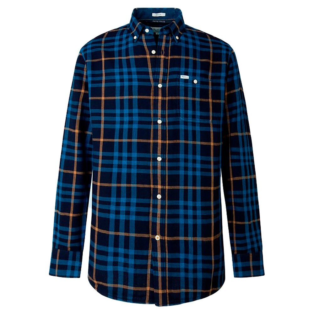 

Рубашка с длинным рукавом Pepe Jeans Clive, синий