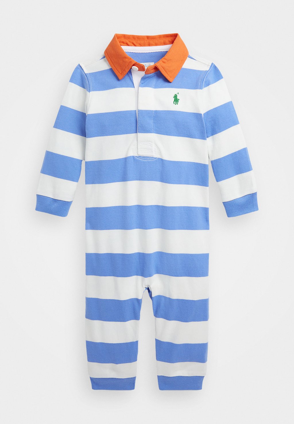 

Комбинезон BABY RUGBY ONE PIECE COVERALL Polo Ralph Lauren, цвет summer blue/deckwash white