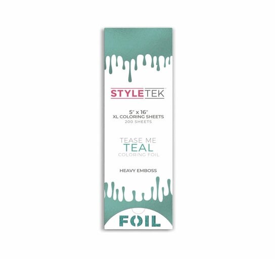 

Фольга Styletex для балаяжа, длинный бирюзовый цвет XL, темно-синий, inna