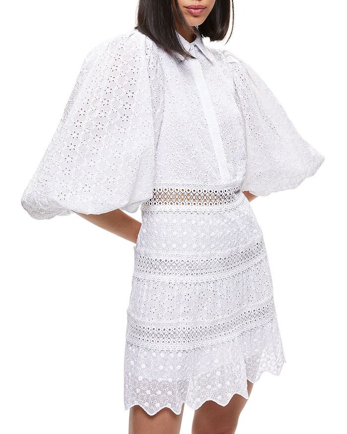 

Платье-рубашка Blakesley с люверсами Alice and Olivia