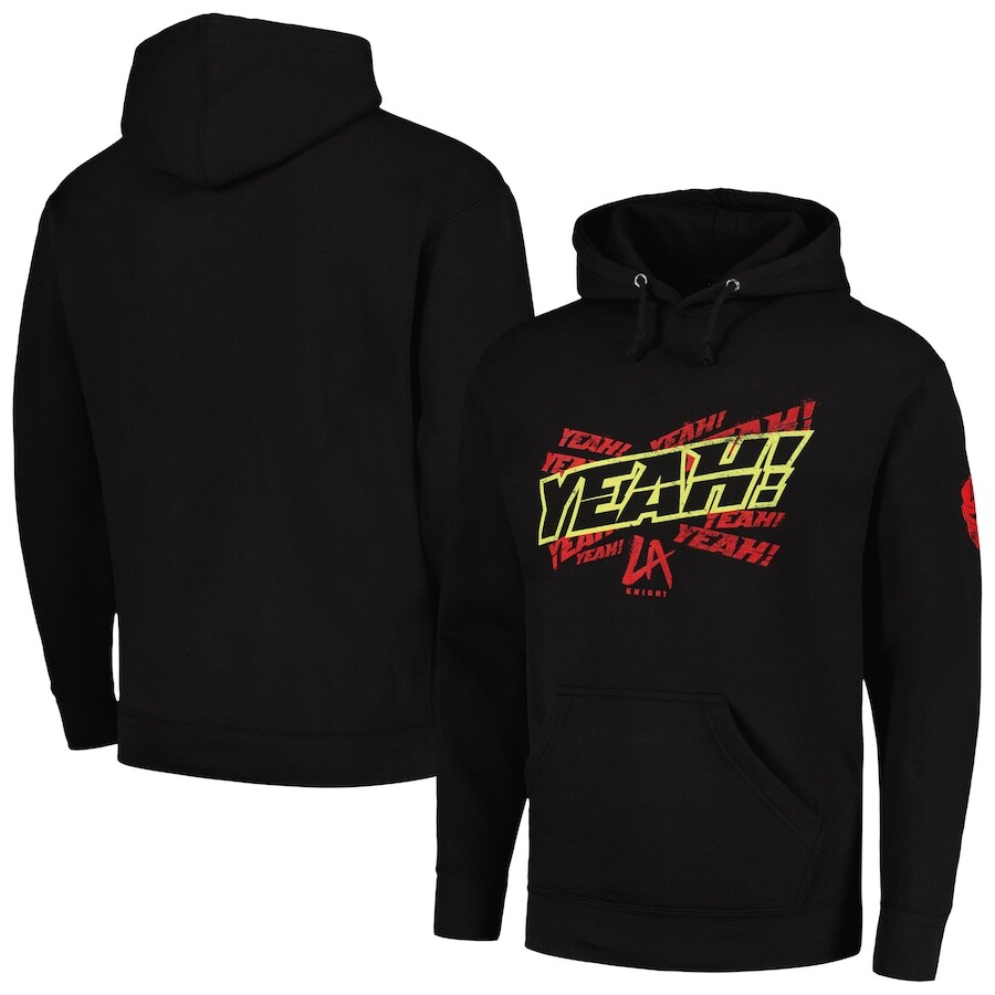 

Пуловер с капюшоном WWE Authentic La Knight, черный