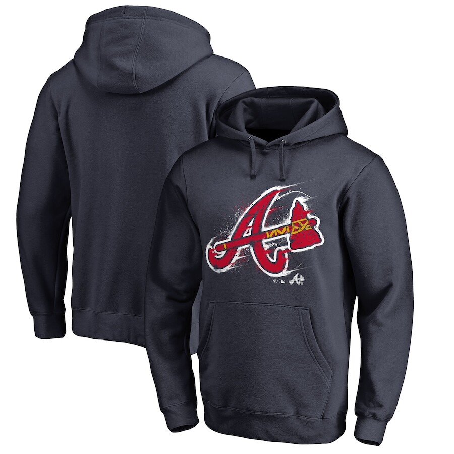 

Пуловер с капюшоном Fanatics Branded Atlanta Braves, нави