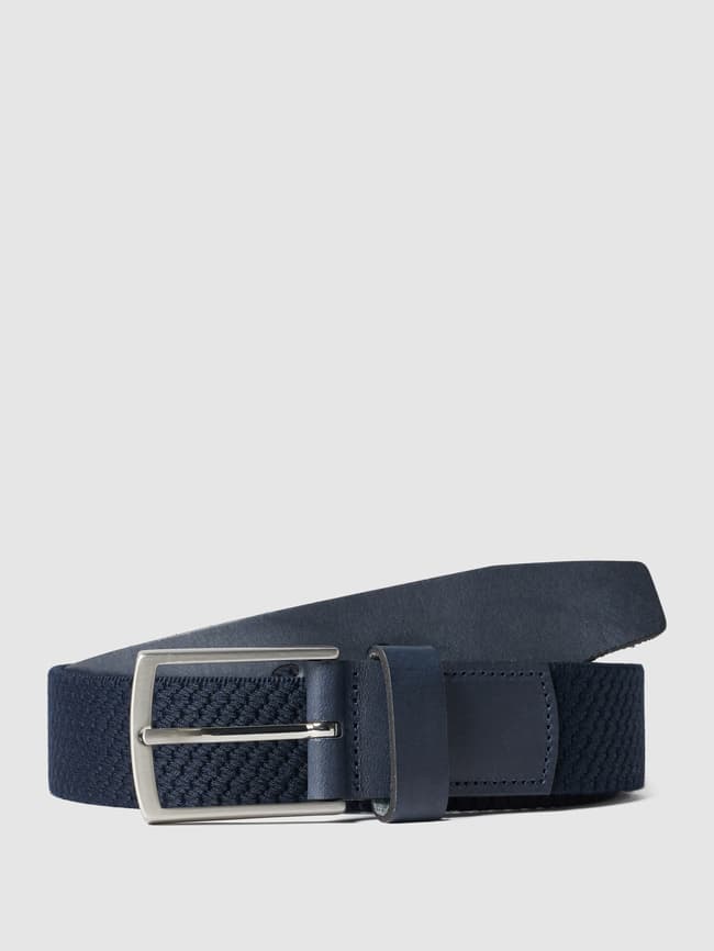 Ремень из кожи и текстиля Lloyd Men's Belts, темно-синий