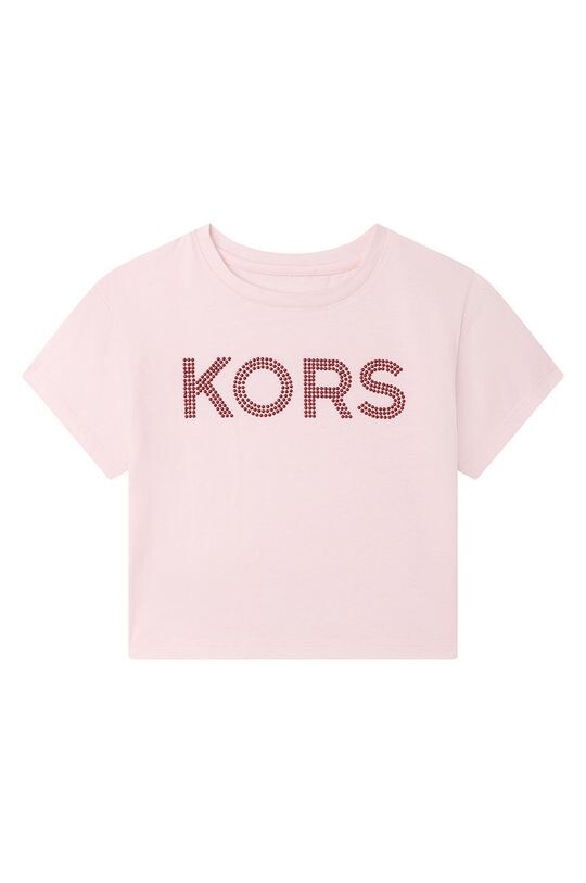 

Хлопковая футболка для детей Michael Kors, розовый