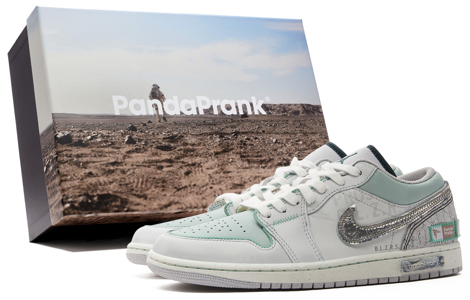 

Баскетбольные кроссовки Air 1 Vintage Men Low-Top White/Grey/Cyan Jordan