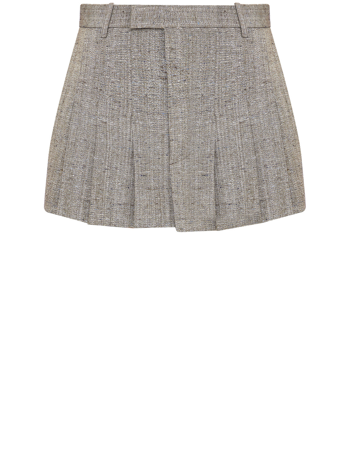 

Мини юбка Bottega Veneta Pleated, коричневый