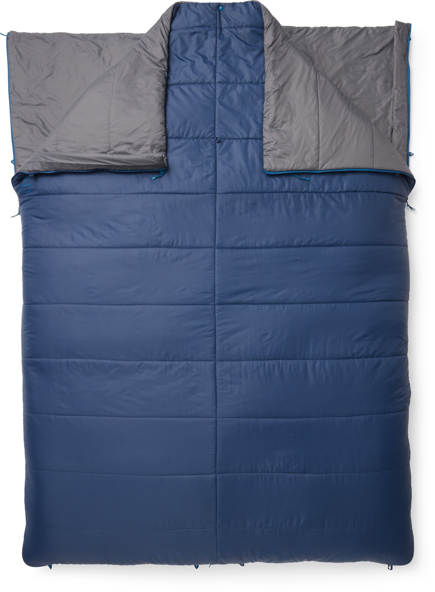 Двуспальный спальный мешок MegaSleep Duo 25/40 Exped, синий