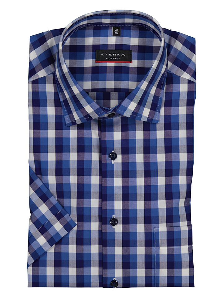 

Рубашка Eterna Modern fit, синий