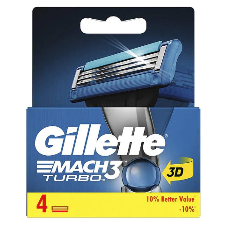 

Картриджи для бритв Gillette Mach3 Turbo, 4 шт