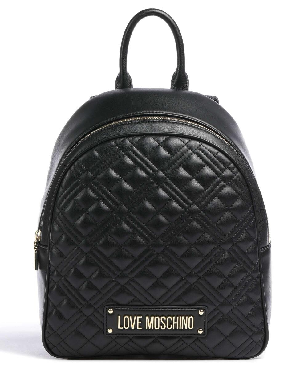 

Стеганый рюкзак из искусственной кожи Love Moschino, черный