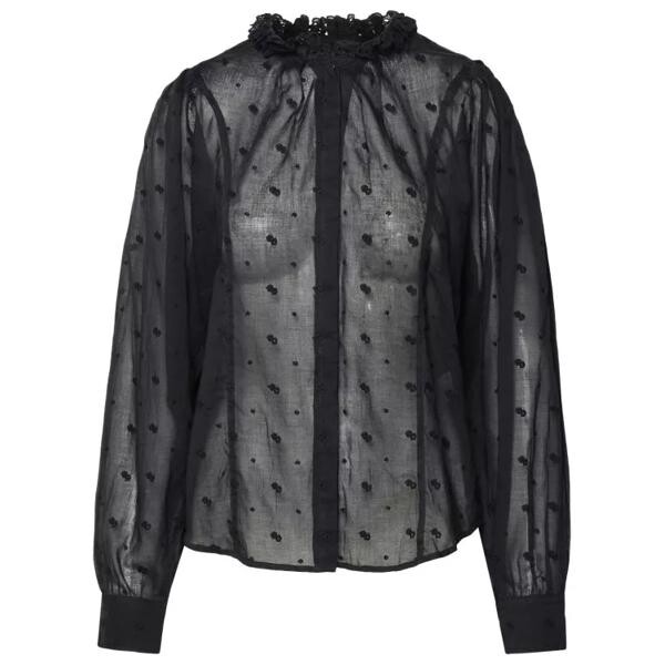 

Футболка terzali blouse Etoile Isabel Marant, черный