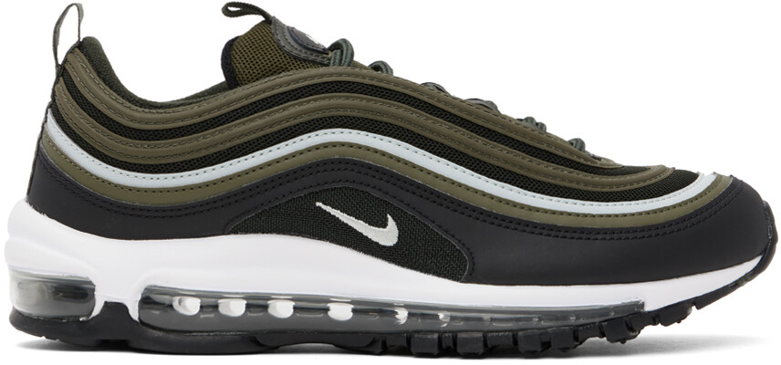 

Черно-зеленые кроссовки Air Max 97 Nike