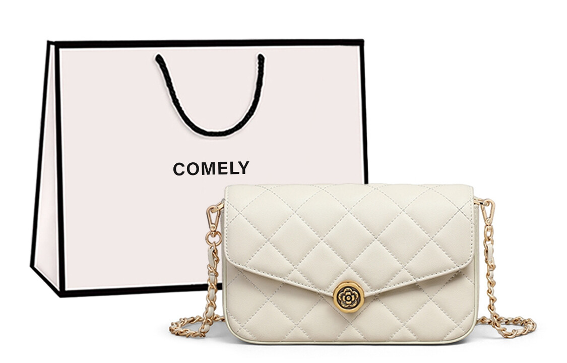 

Kangli COMELY Женская сумка через плечо, Off-white (подарочная коробка с сердцебиением)