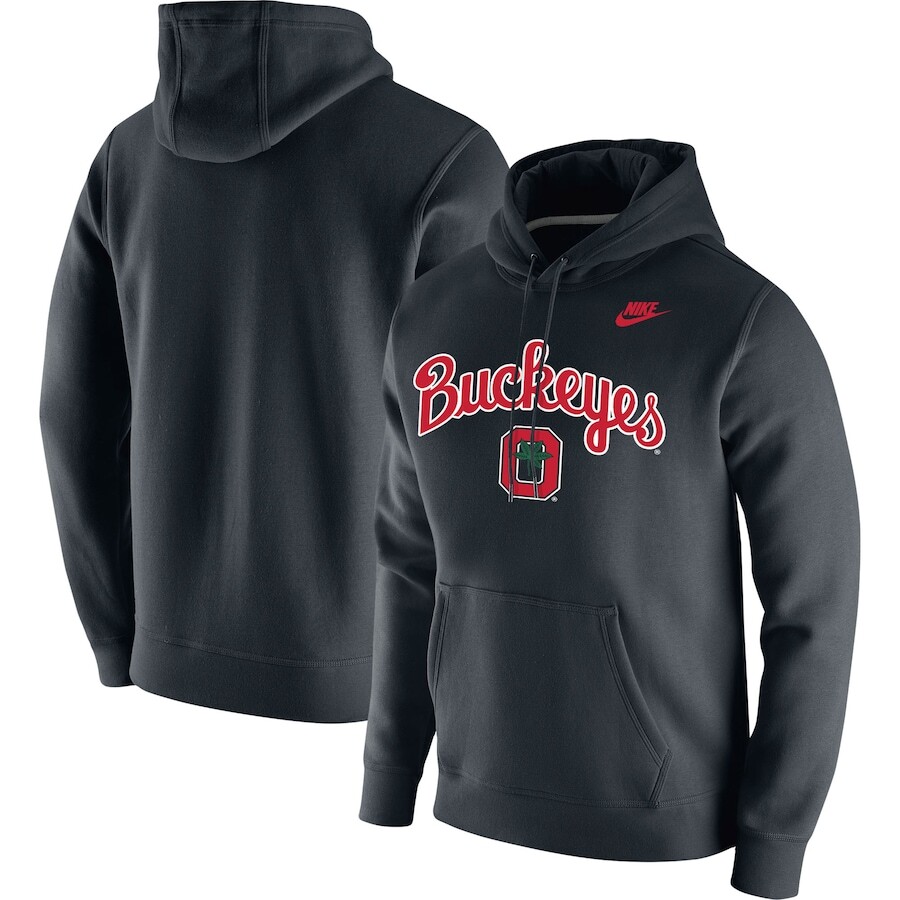 

Пуловер с капюшоном Nike Ohio State Buckeyes, черный