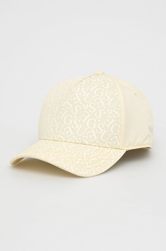 

Хлопковая шапка Guess, желтый