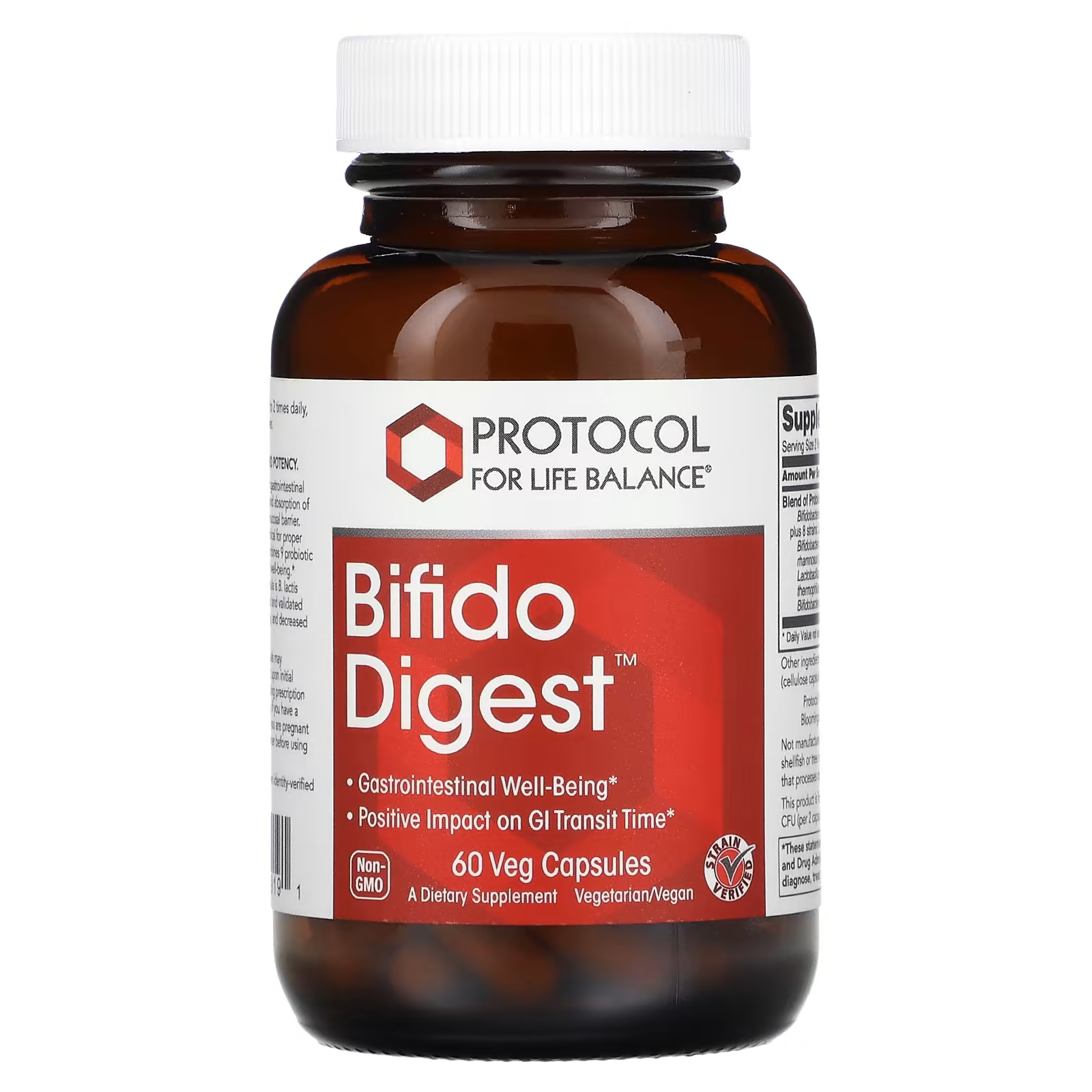 Протокол для Life Balance Bifido Digest, 60 растительных капсул Protocol for Life Balance