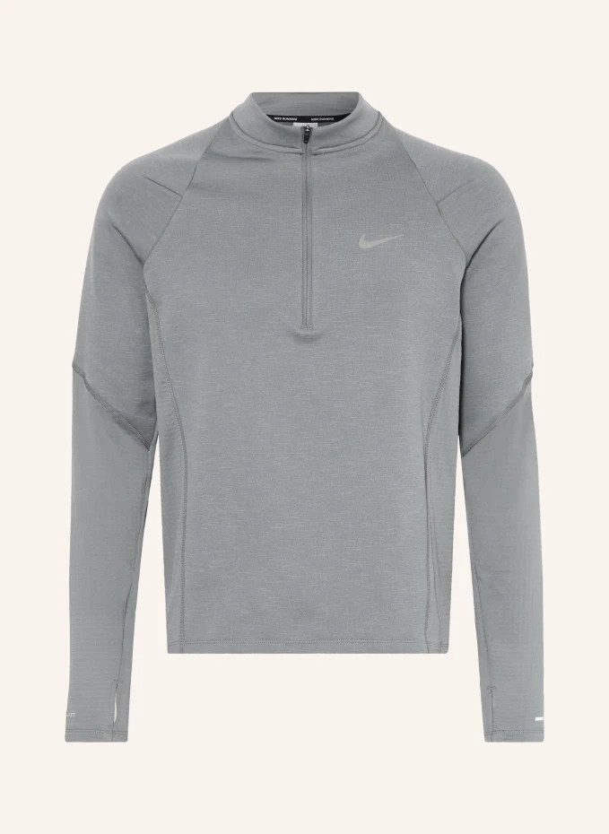 цена Беговая рубашка therma-fit repel Nike, серый