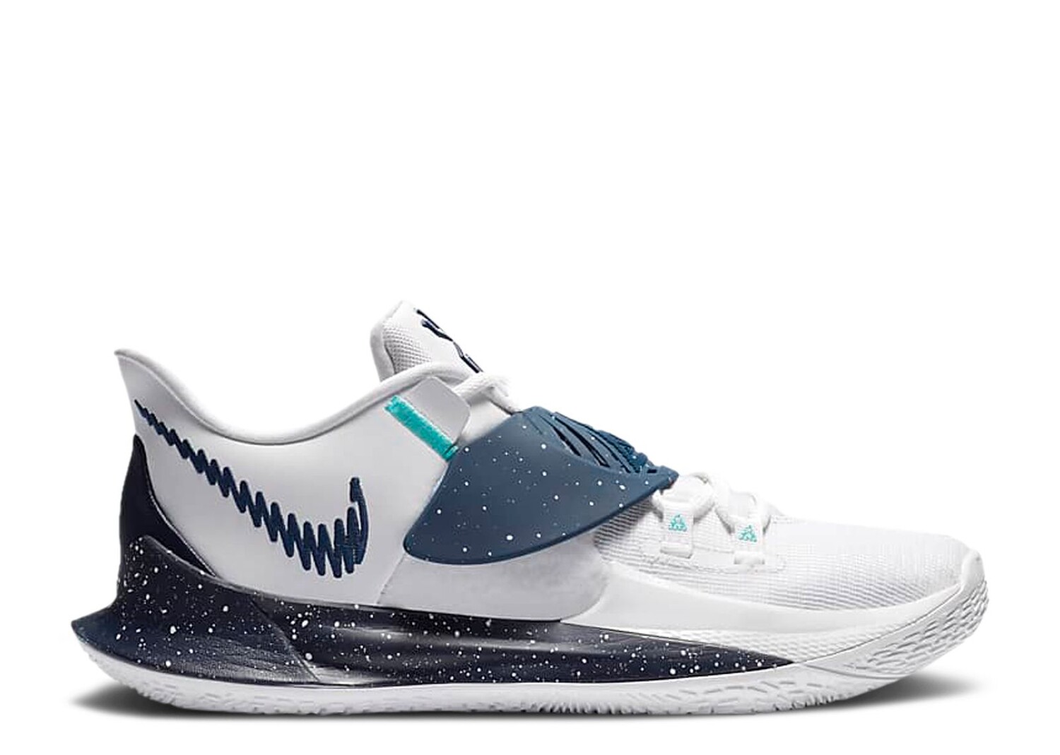 

Кроссовки Nike Kyrie Low 3 Team 'White Midnight Navy', белый, Белый;серый