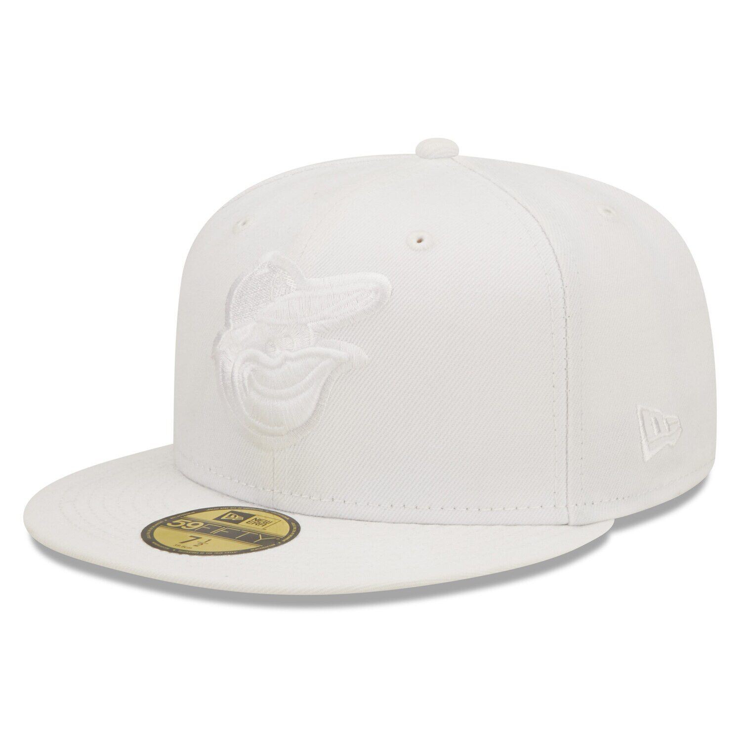 

Мужская приталенная шляпа New Era Baltimore Orioles White on White 59FIFTY