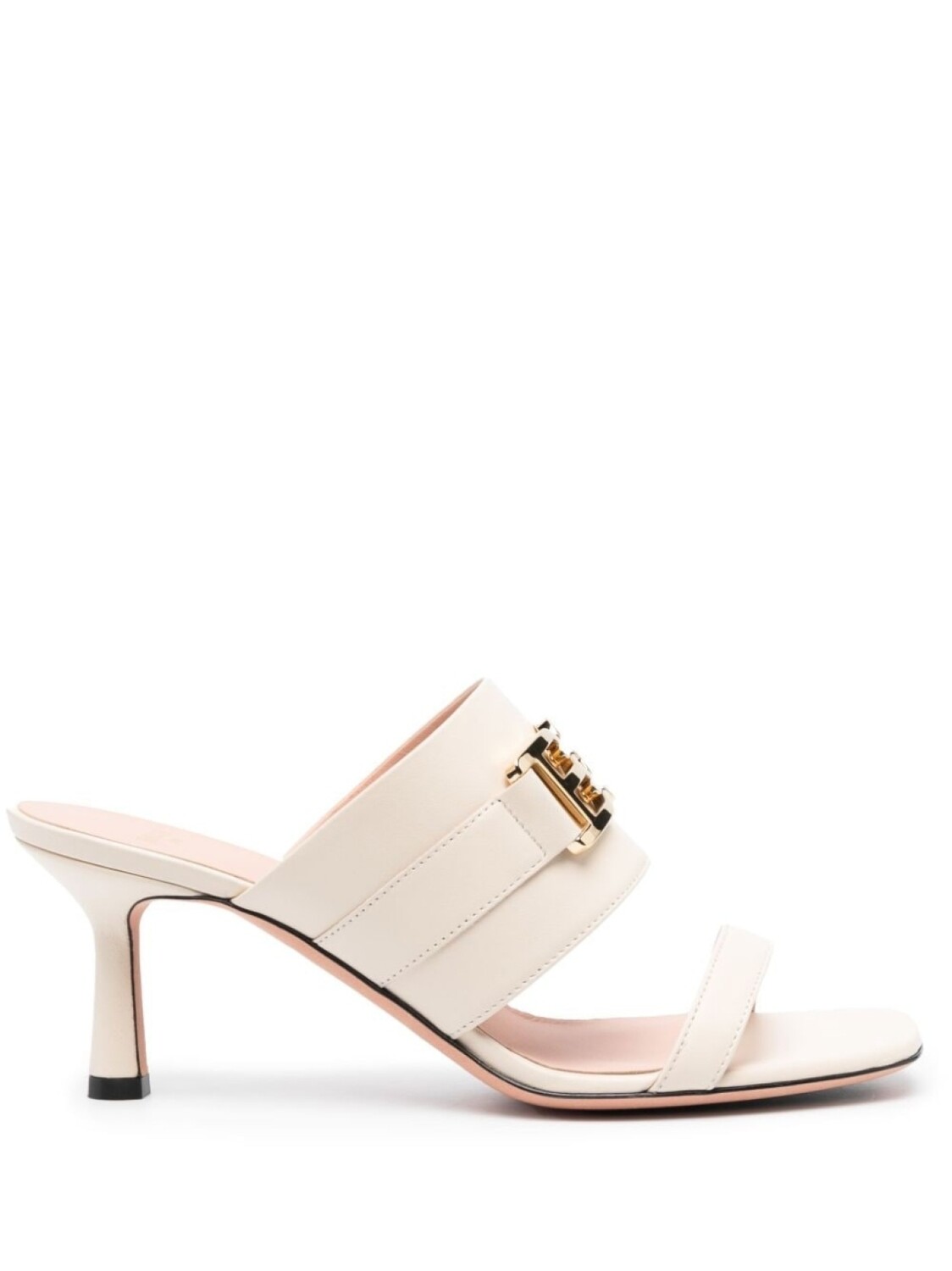 

Bally мюли с логотипом, нейтральный цвет