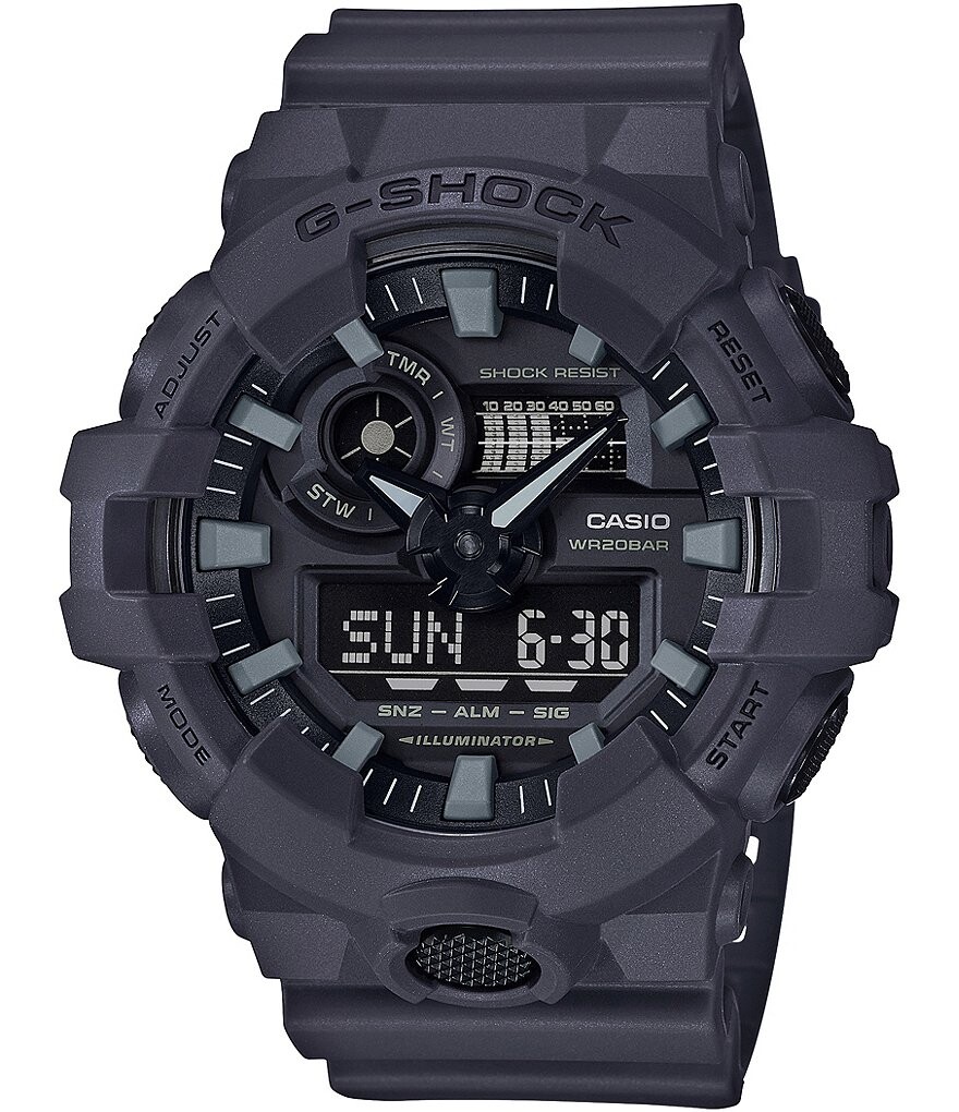 

Часы G-Shock Grey Ana-Digi с полимерным ремешком, серый
