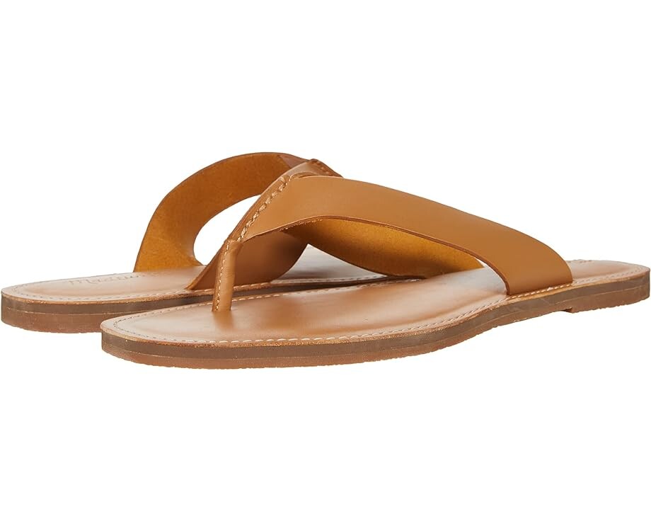 

Сандалии Madewell Boardwalk Thong Sandal, цвет Desert Camel