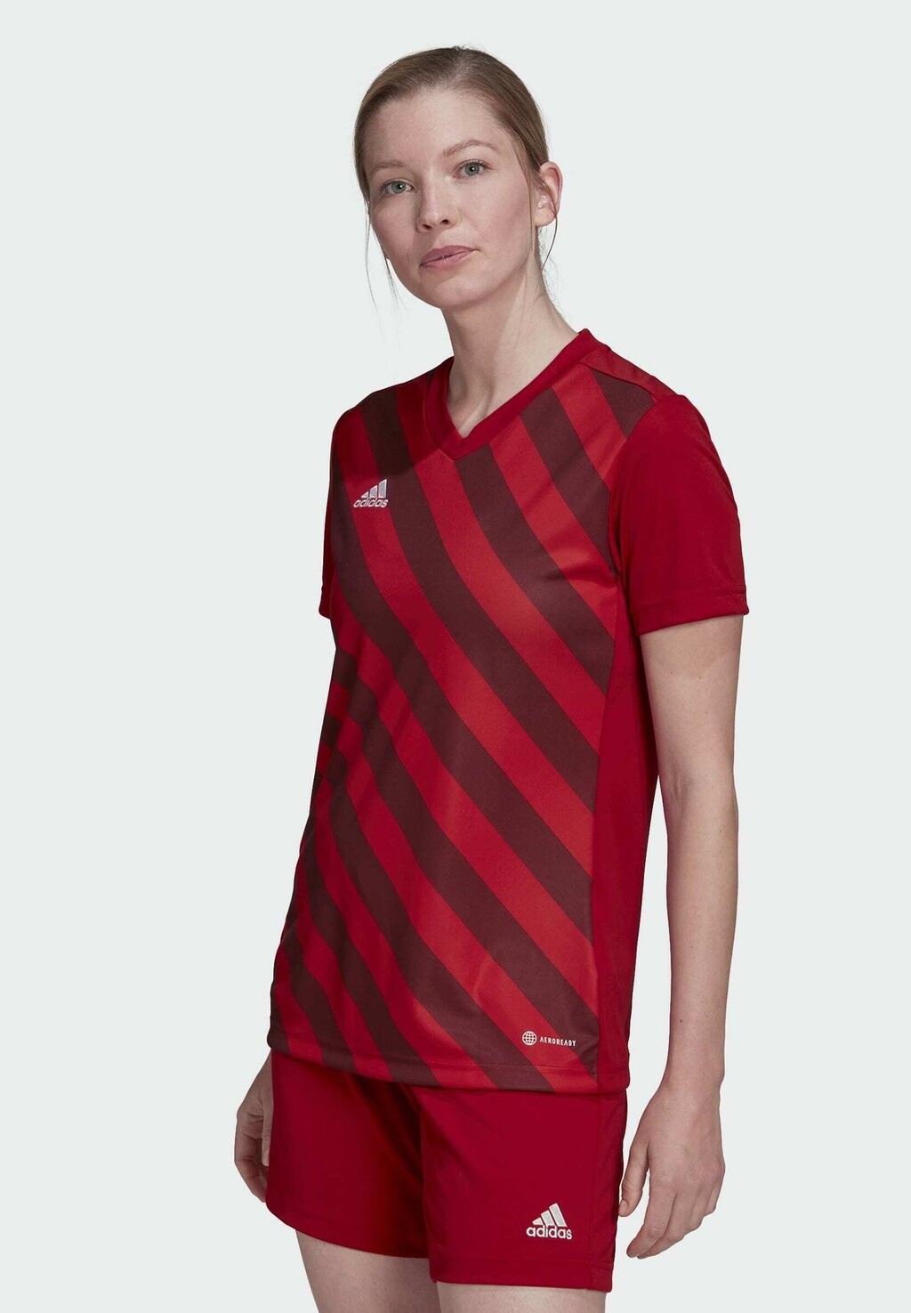 

Футболка с принтом Adidas, красный