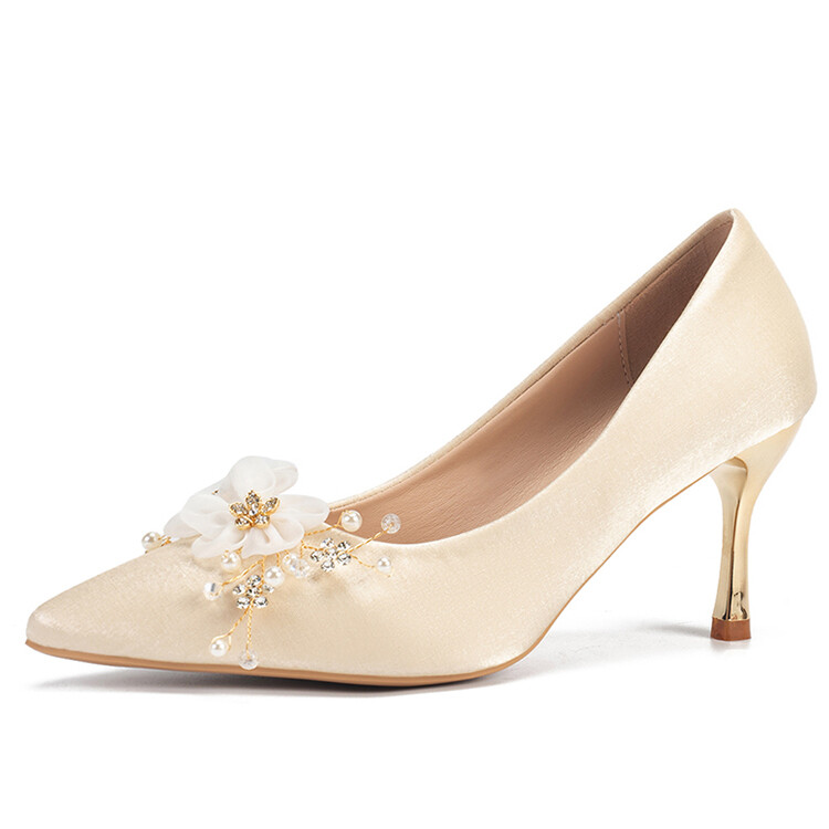 

Туфли женские на высоком каблуке Be Good, цвет Champagne 7cm
