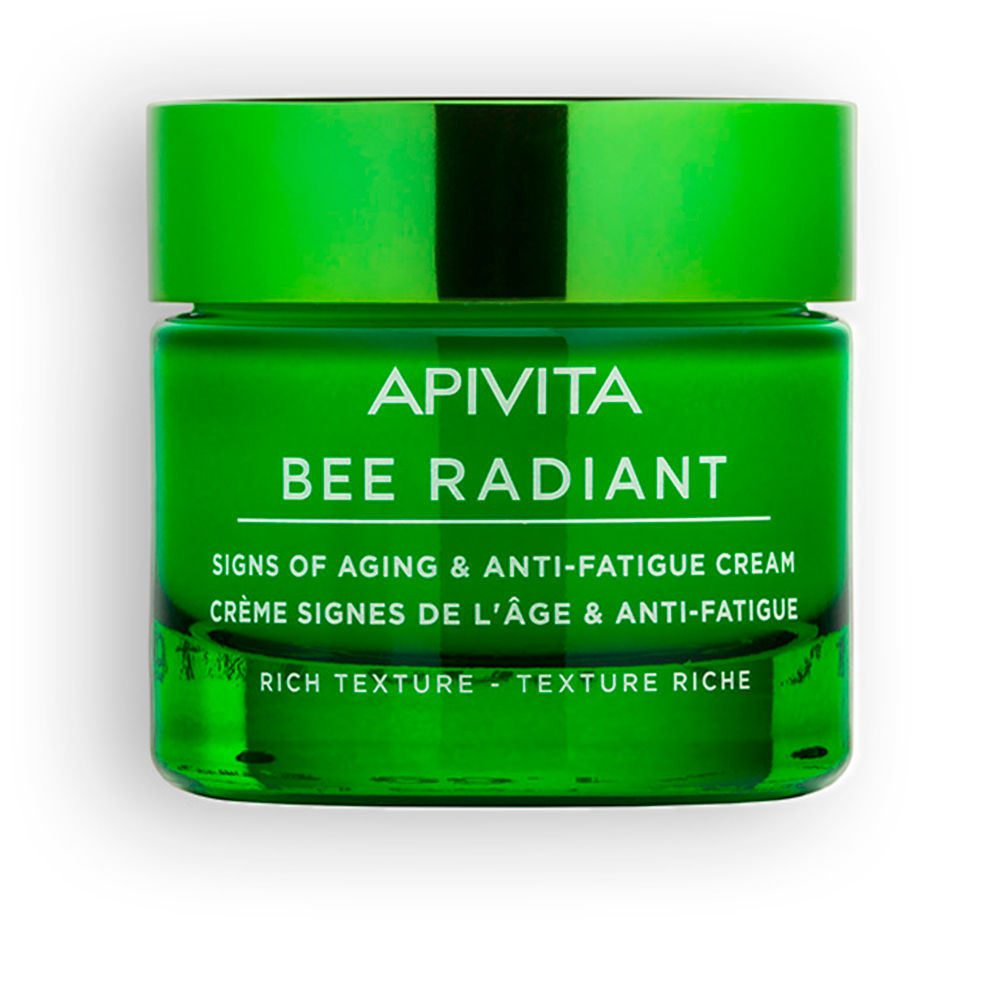 Крем против морщин Bee radiant crema signos de la edad y antifatiga Apivita, 50 мл apivita сыворотка для комплексной защиты от старения 30 мл apivita queen bee