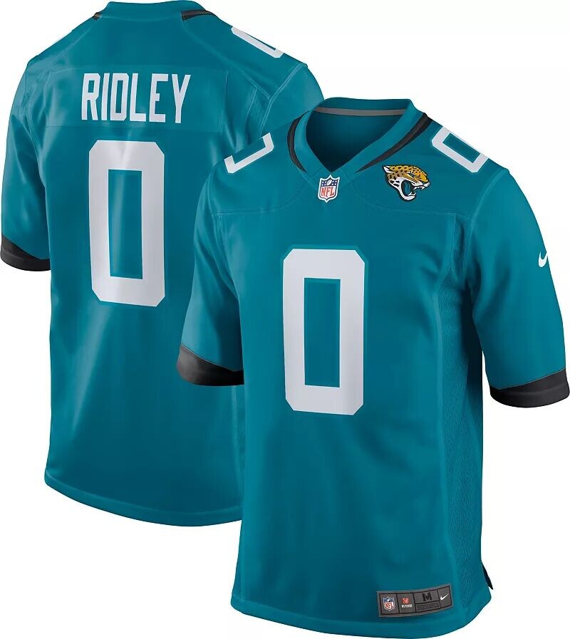 

Мужская футболка Nike Jacksonville Jaguars Calvin Ridley #0 для альтернативной игры