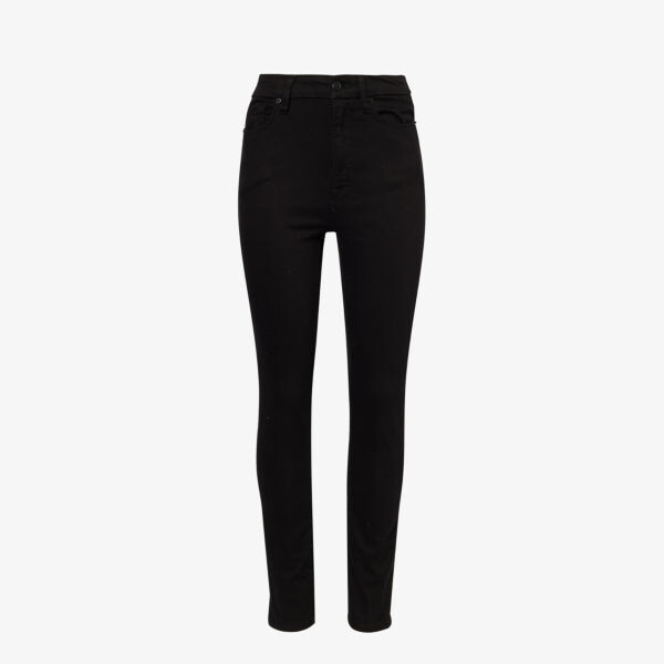 

Джинсы скинни Good Waist из смесового денима с высокой талией Good American, черный