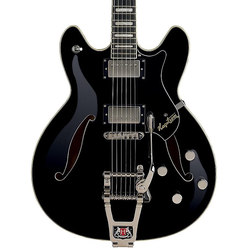 цена Электрогитара Hagstrom Tremar Viking Deluxe Electric Guitar Gloss Black