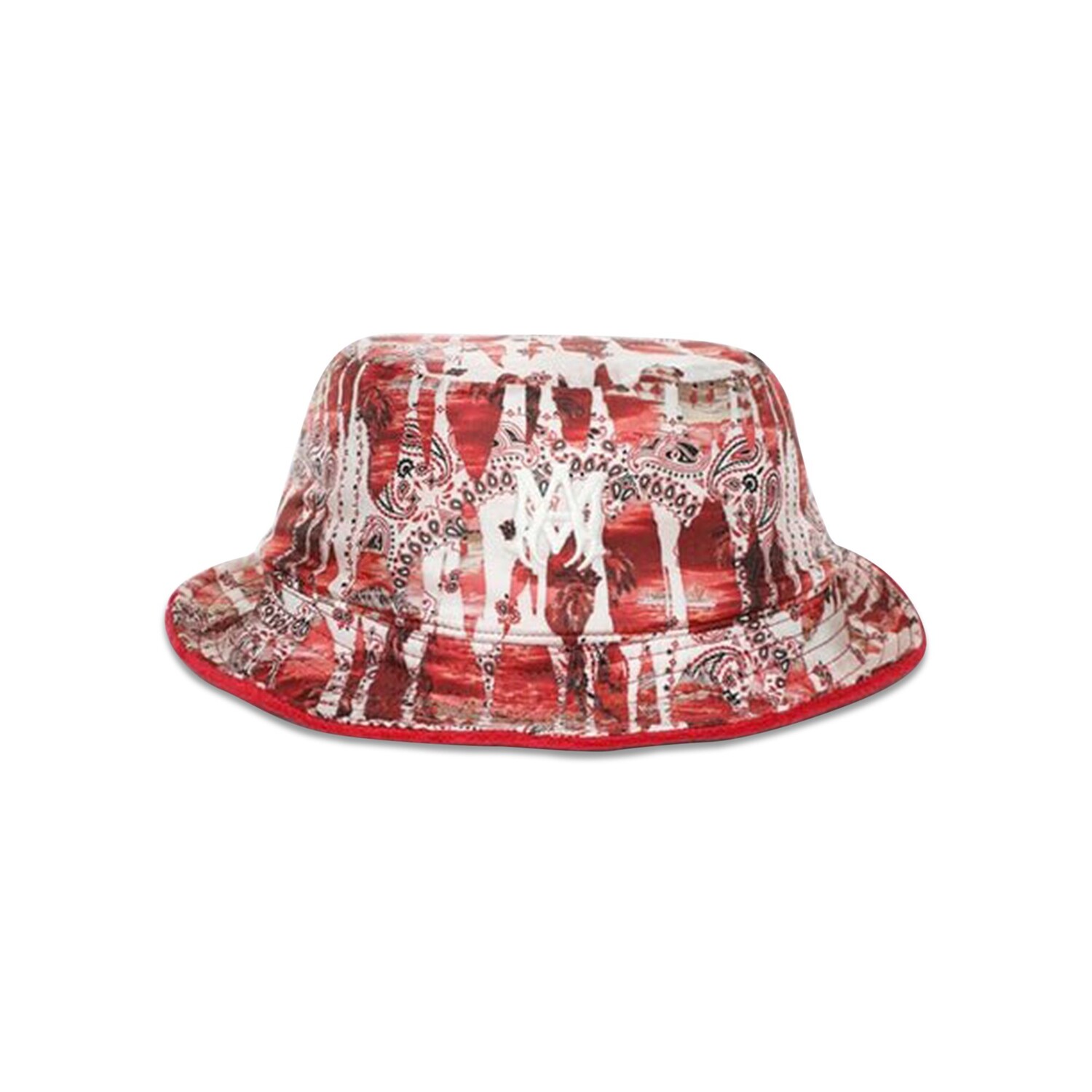 

Двусторонняя шелковая панама Amiri Bandana Aloha, цвет красный