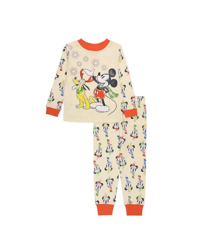 

Топ и пижама с Микки Маусом для мальчиков, комплект из 2 предметов Disney, мультиколор