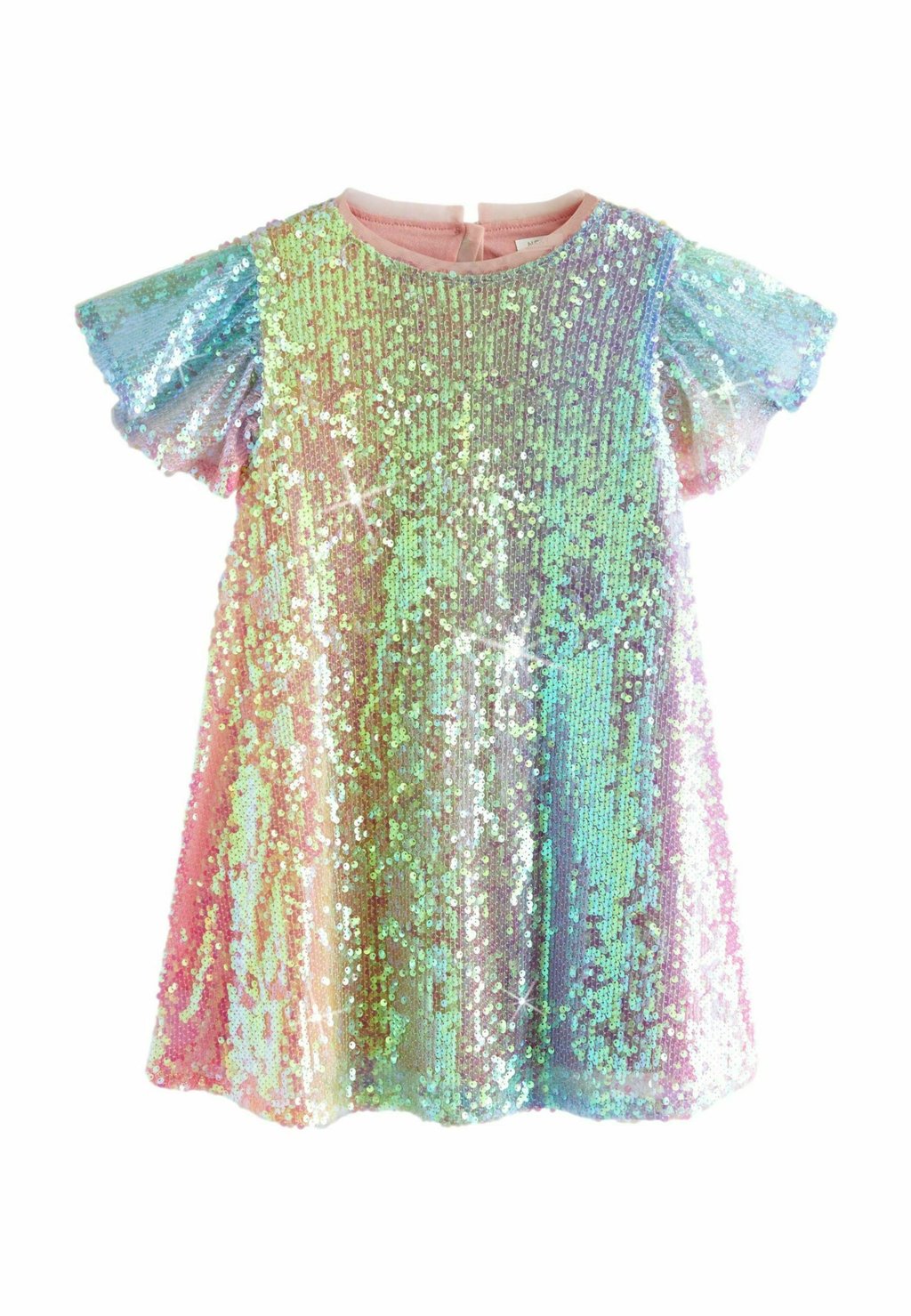 цена Элегантное платье Regular Fit Next, цвет pink blue green rainbow