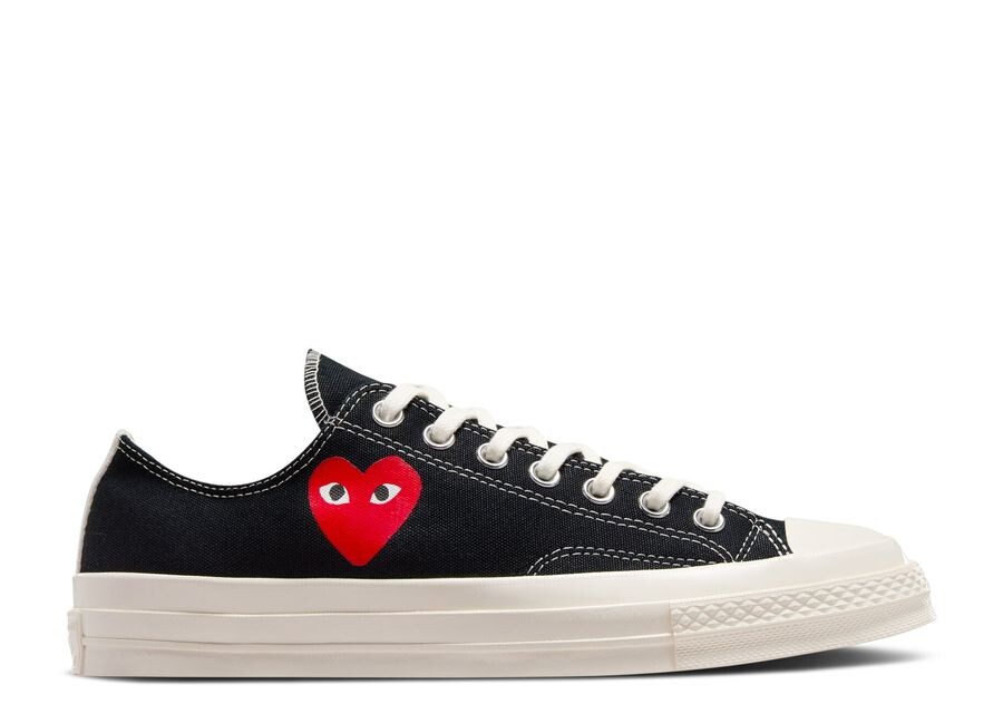 

Кроссовки Converse Comme Des Garçons PLAY X Chuck 70 Low, цвет Single Heart Black