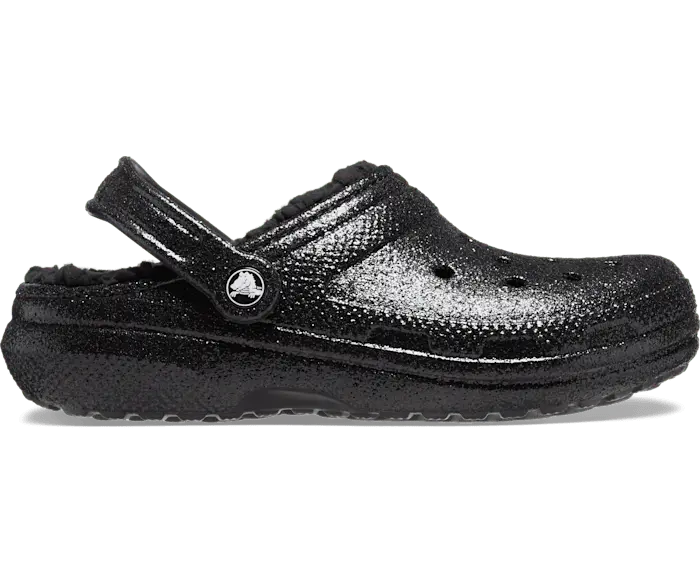 

Классические сабо с блестящей подкладкой Crocs женские, цвет Black