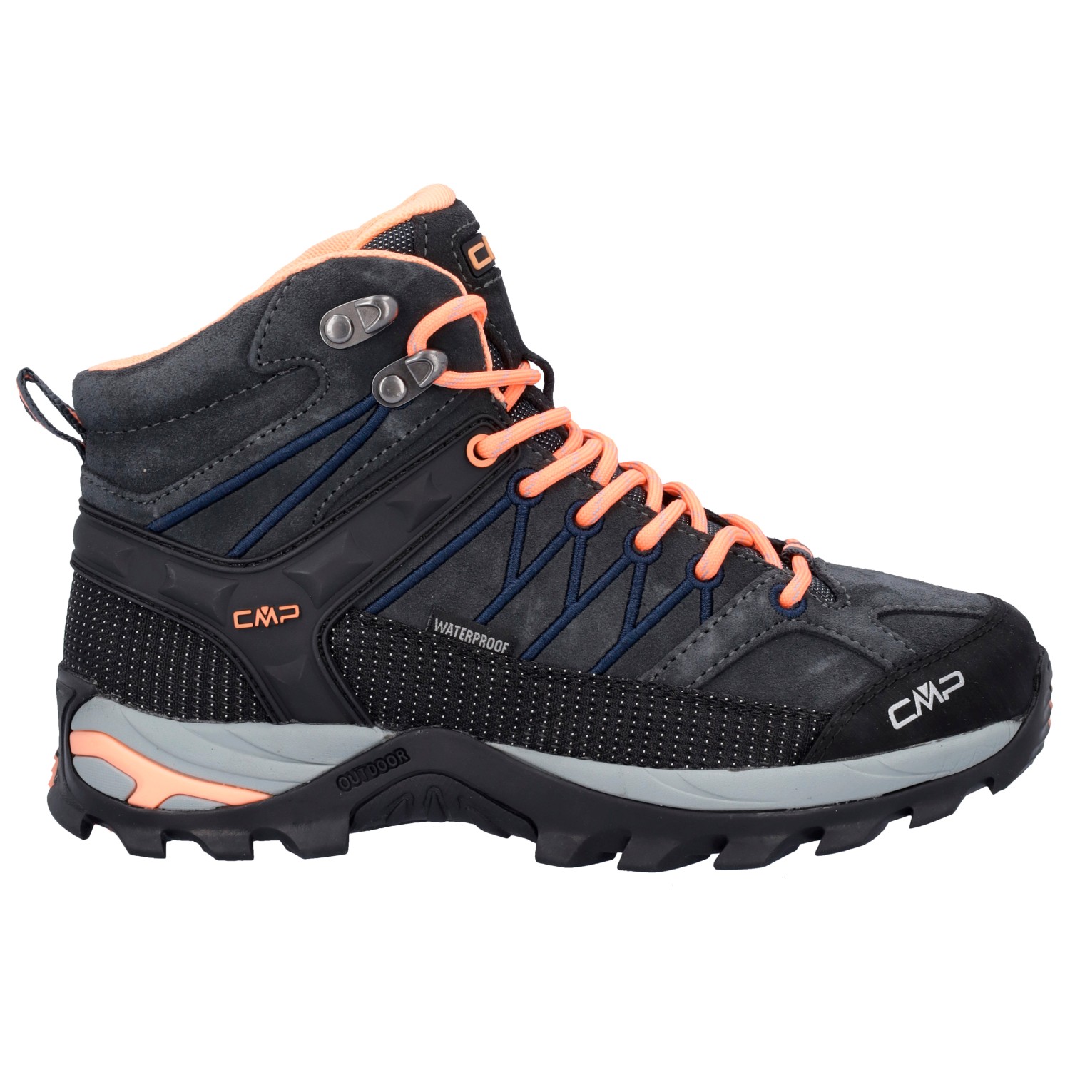 Ботинки для прогулки Cmp Women's Rigel Mid Trekking Shoes Waterproof, цвет Antracite/Sunrise